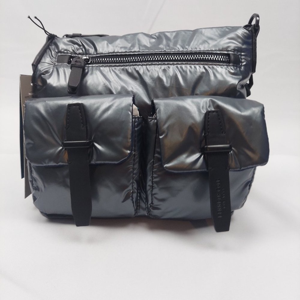 KENNETH COLE Gray Crossbody Double Bag